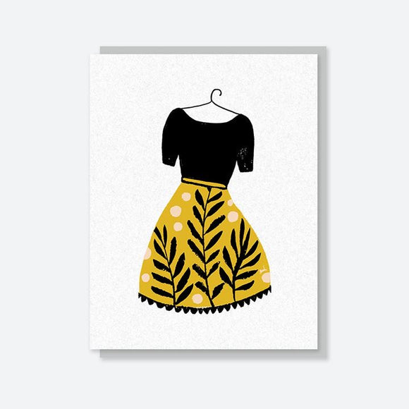 New Dress Blank Card by Crafted Moon