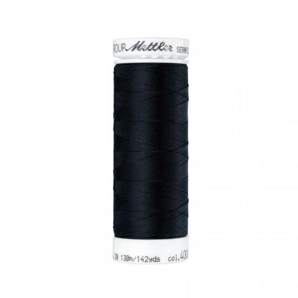 Mettler SERAFLEX Elastic Sewing Thread #4000 Black