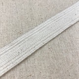 Cotton Braided Elastic: Various Widths - 1 meter