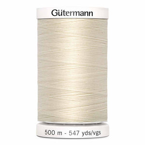 Gütermann Sew-all Thread 500m #022 Eggshell