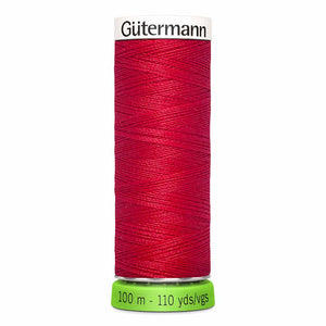 Gütermann rPET Sew-all Thread (100% recycled) 100m #156 True Red