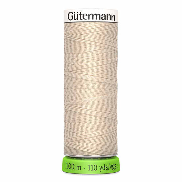 Gütermann rPET Sew-all Thread (100% recycled) 100m #169 Bone