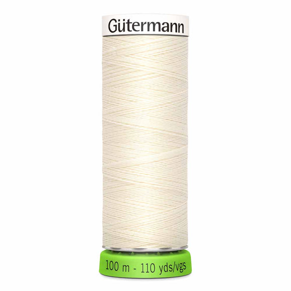 Gütermann rPET Sew-all Thread (100% recycled) 100m #1 Antique