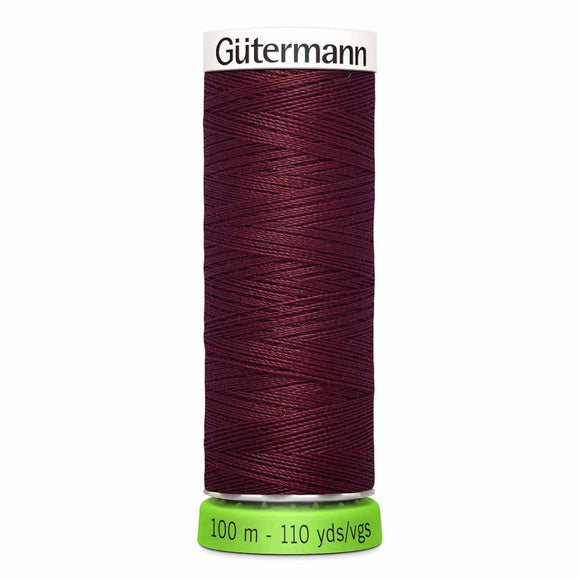 Gütermann rPET Sew-all Thread (100% recycled) 100m #369 Burgundy