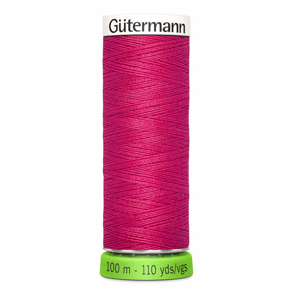 Gütermann rPET Sew-all Thread (100% recycled) 100m #382 Raspberry