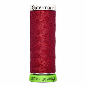 Gütermann rPET Sew-all Thread (100% recycled) 100m #46 Chili Red