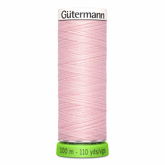 Gütermann rPET Sew-all Thread (100% recycled) 100m #659 Petal Pink
