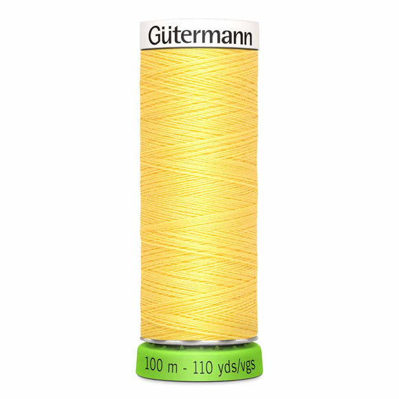 Gütermann rPET Sew-all Thread (100% recycled) 100m #852 Lemon Peel