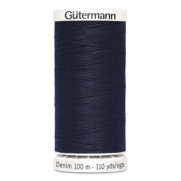 Gütermann Denim Thread 100m #6950 Dark Blue