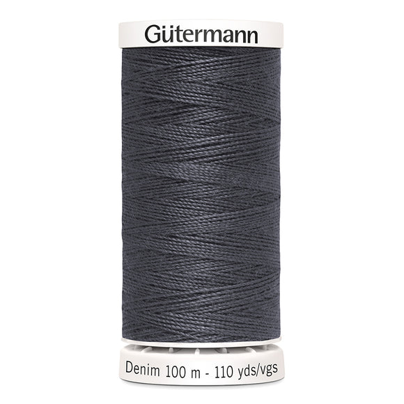 Gütermann Denim Thread 100m #9455 Grey
