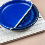 Handmade Ceramic Magnetic Pin Dish - Cobalt Blue