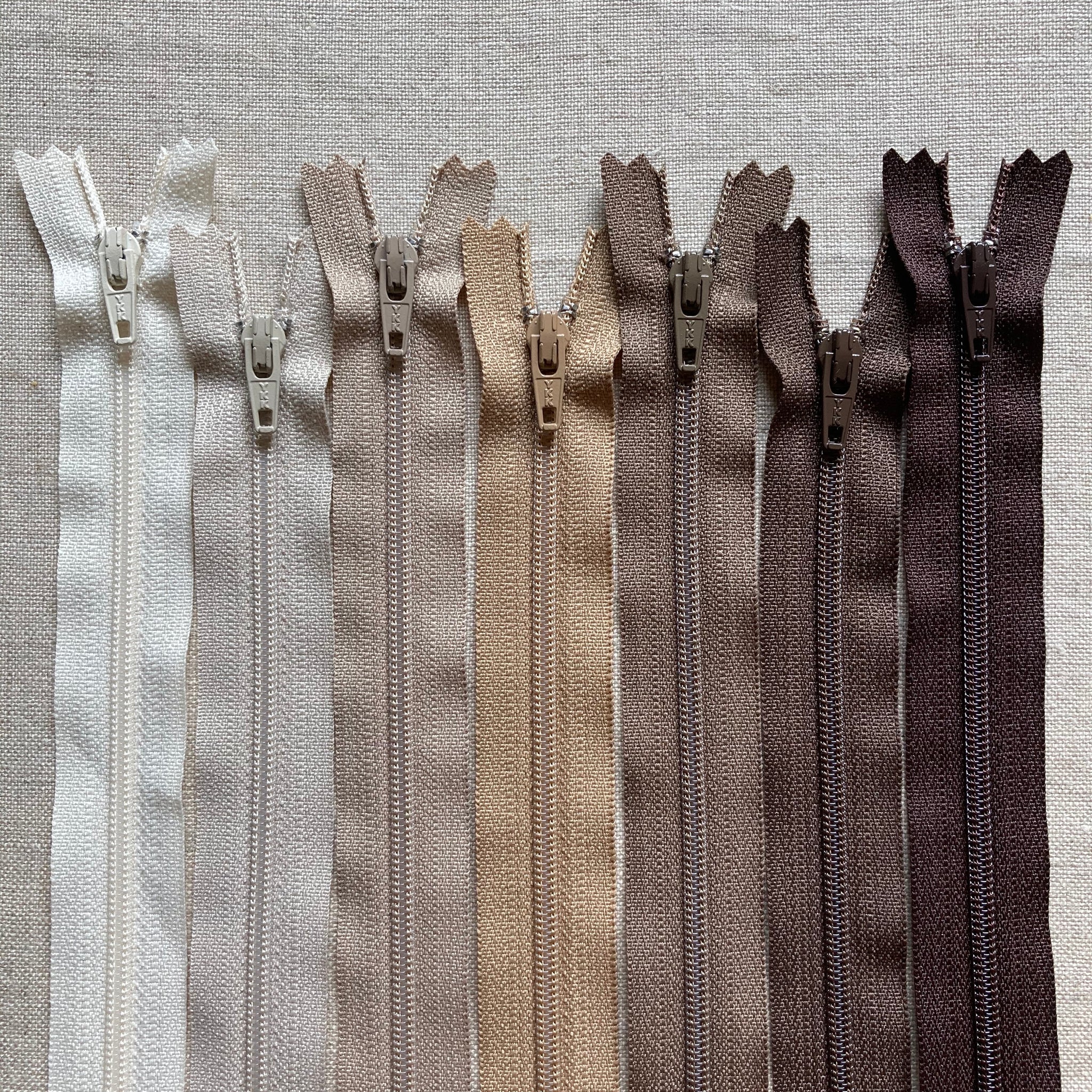 YKK Nylon Coil Dress Zipper - 7 Various Colors – Sewing Kit Supply