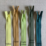 YKK Invisible Zipper - 14" Various Colors