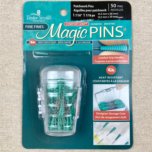 Magic Patchwork Pins with Comfort Grip - 50 pcs