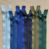 YKK Nylon Coil Dress Zipper - 11" Various Colors