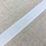 5/8" Fold Over Elastic: White - 1 Meter