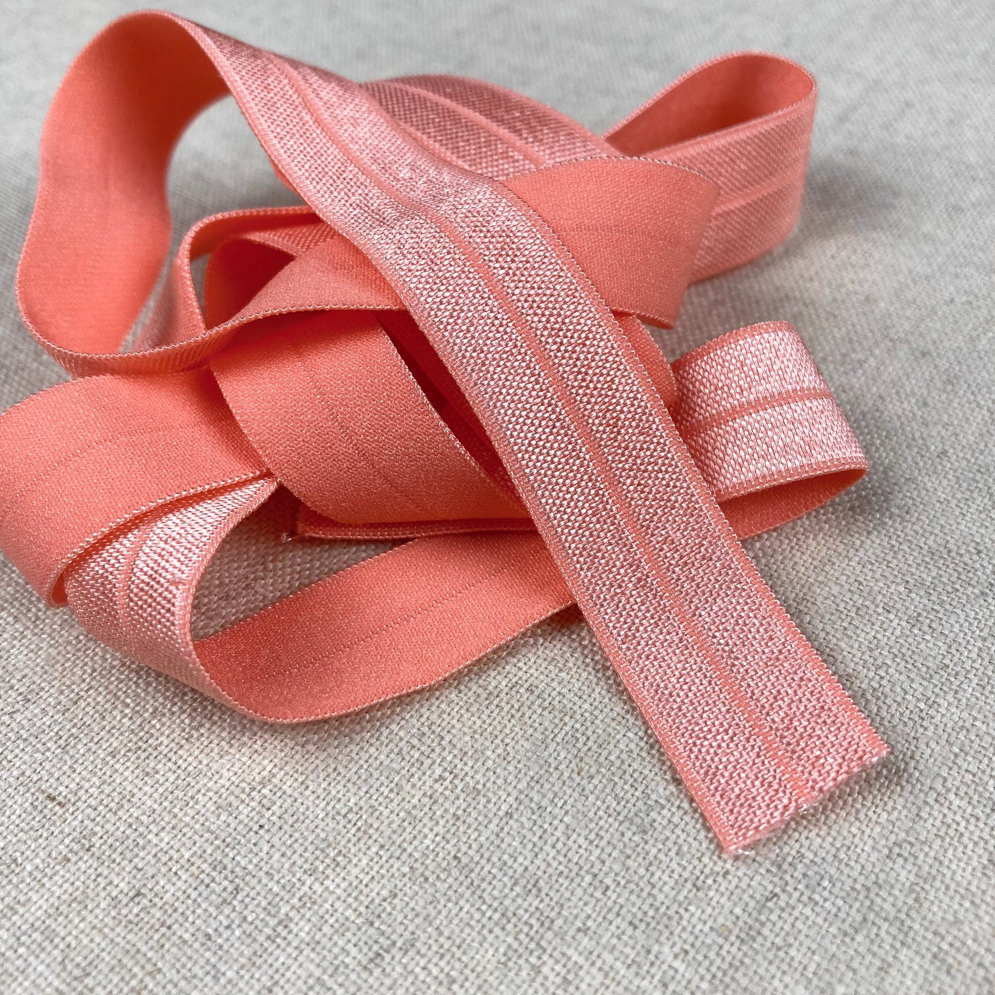 5/8 Fold Over Elastic: Peach Pink - 1 Meter – Sewing Kit Supply
