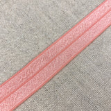 5/8" Fold Over Elastic: Peach Pink - 1 Meter