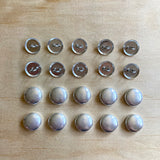 1/2" Cover Button Refill - 10 sets