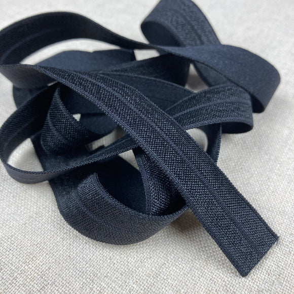 Cotton Webbing 1 - Navy - by the meter