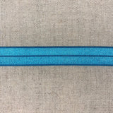 5/8" Fold Over Elastic: Ocean Blue - 1 Meter