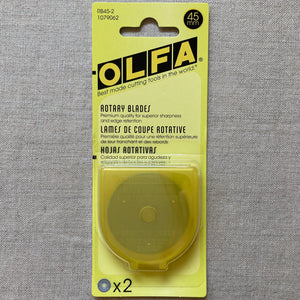 OLFA Rotary Blades: 45mm - Set of 2