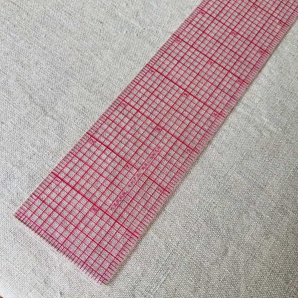 Clear Plastic Quilting/Drafting Ruler - 2