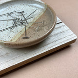 Handmade Ceramic Magnetic Pin Dish - Mushroom