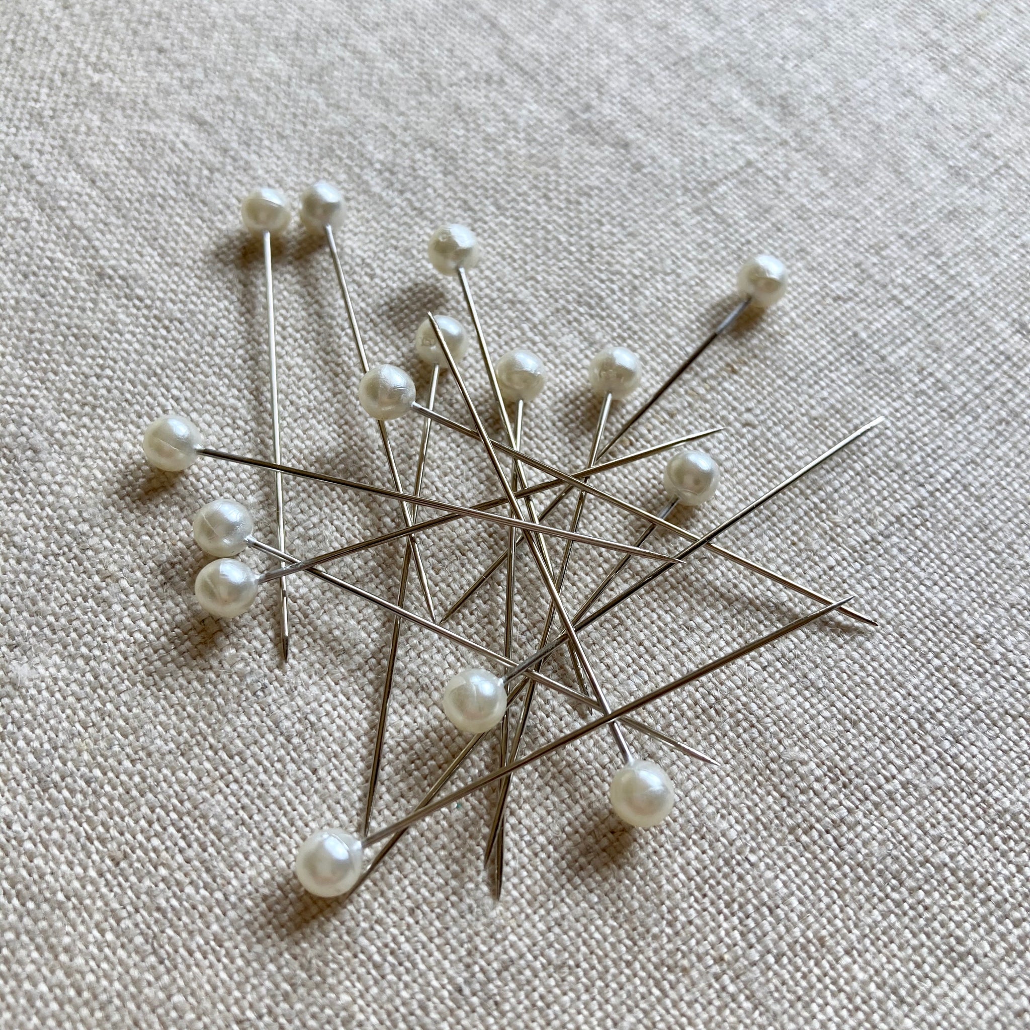 Long Pearlized Pins - 100 pcs – Sewing Kit Supply