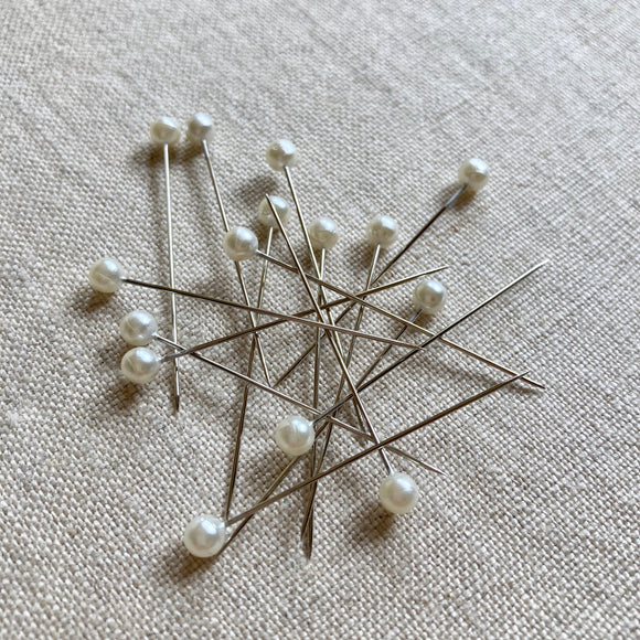 Marbled Glass Head Pins