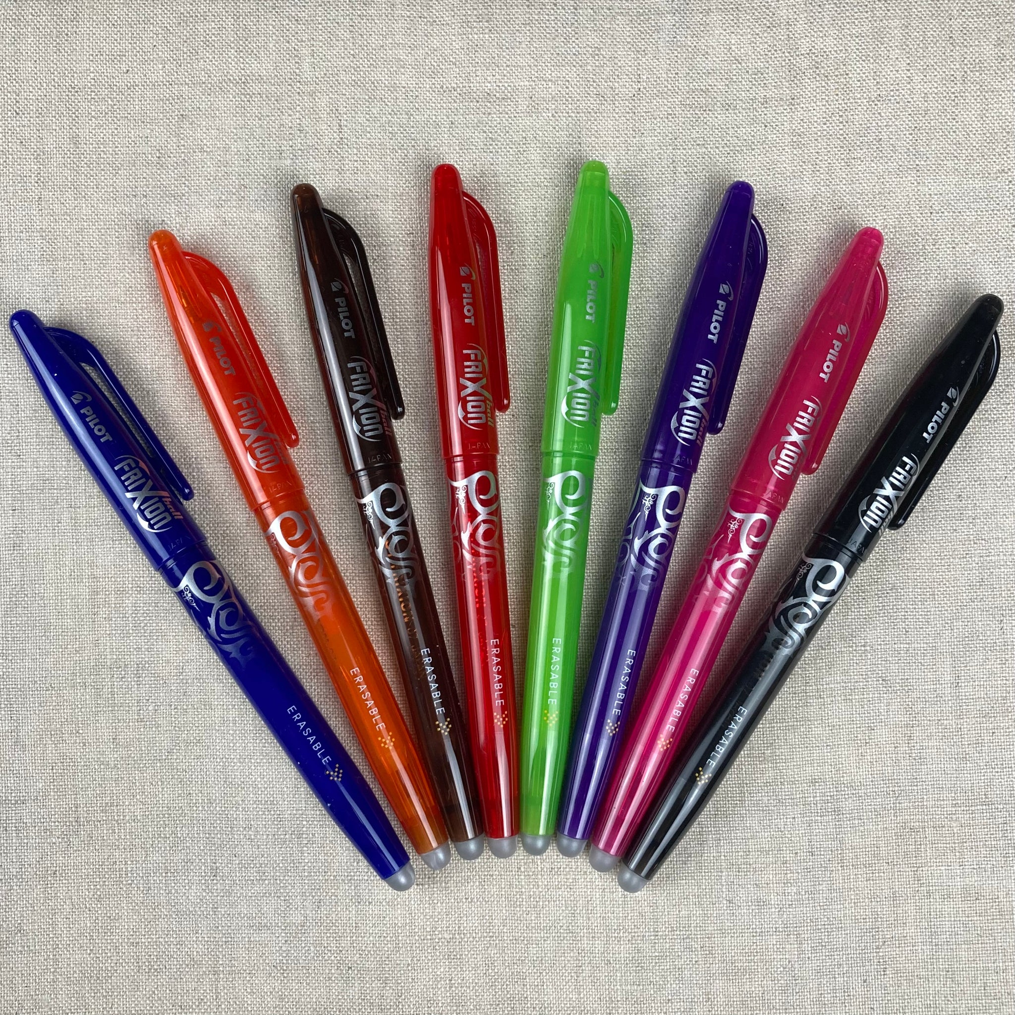 Pilot FriXion Erasable Gel Pens, Fine Point, 0.7 mm, Assorted Colors - 3 pack