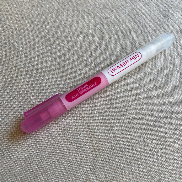 Air Erasable Marking Pen with Eraser