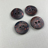 Textile Garden 11/16" Mussel Shell with Copper Buttons x 4