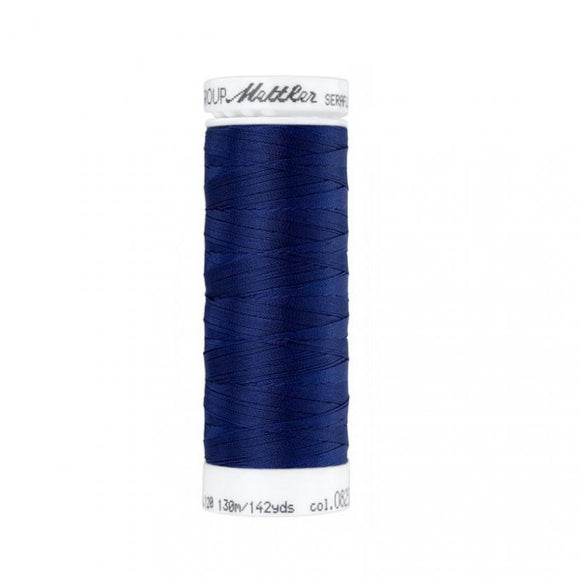 Mettler SERAFLEX Elastic Sewing Thread #825 Navy