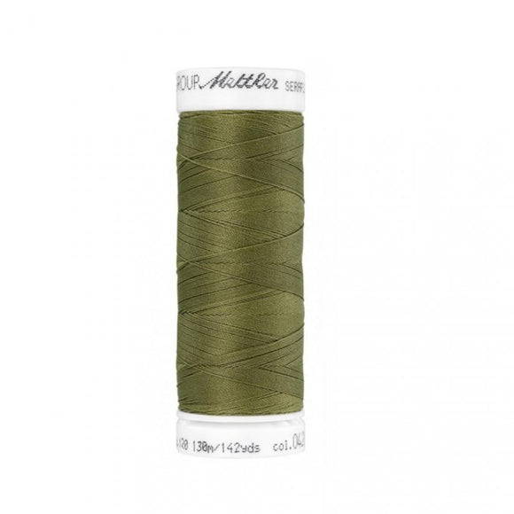 Mettler SERAFLEX Elastic Sewing Thread #420 Olive Drab