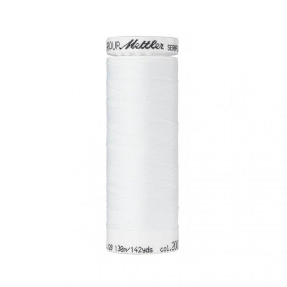 Mettler SERAFLEX Elastic Sewing Thread #2000 White