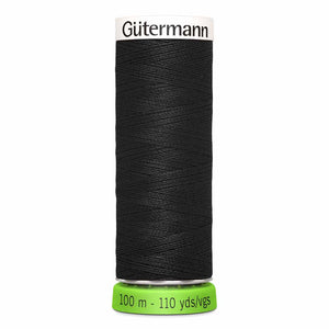 Gütermann rPET Sew-all Thread (100% recycled) 100m #000 Black
